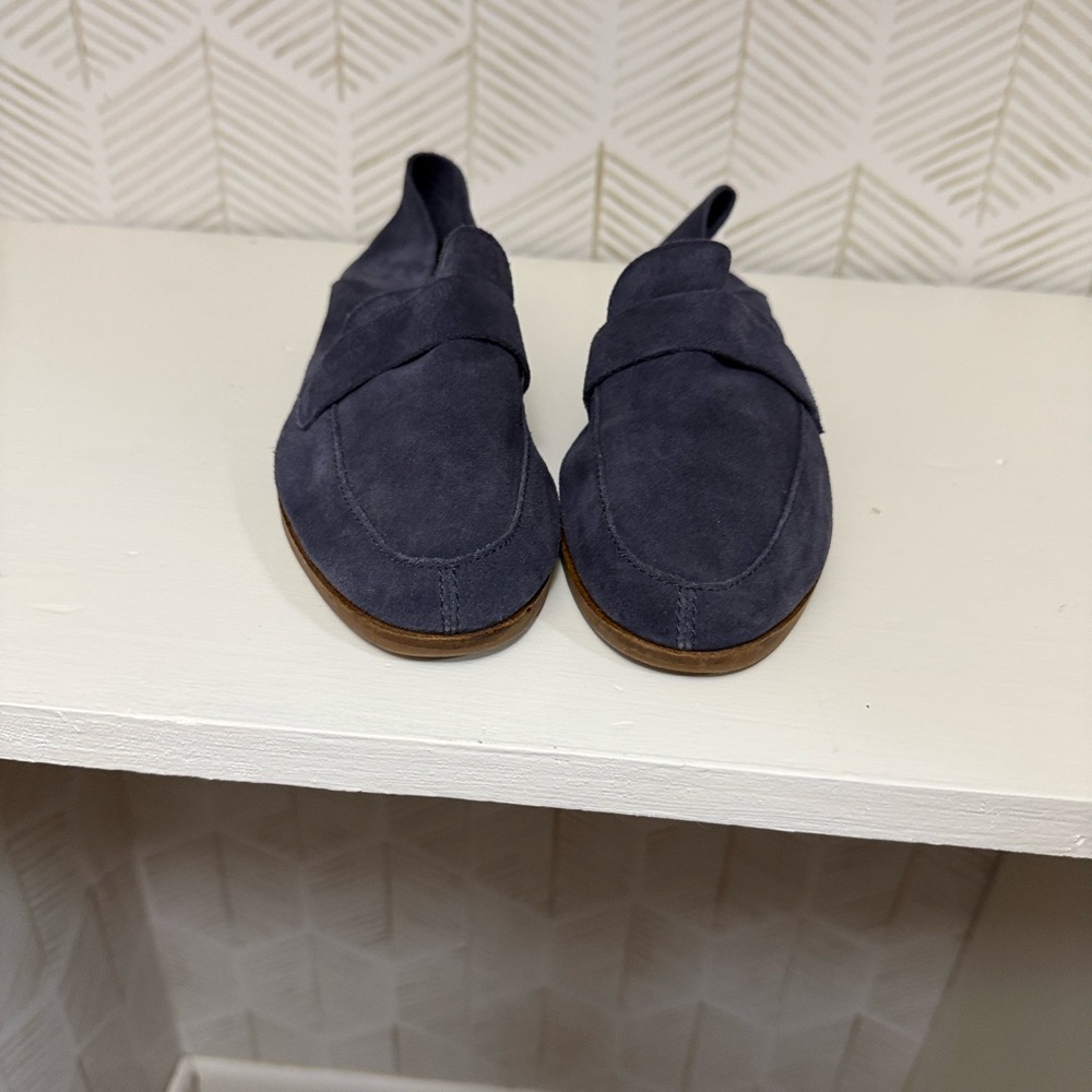 Lucky Brand Women's Navy Suede Loafers